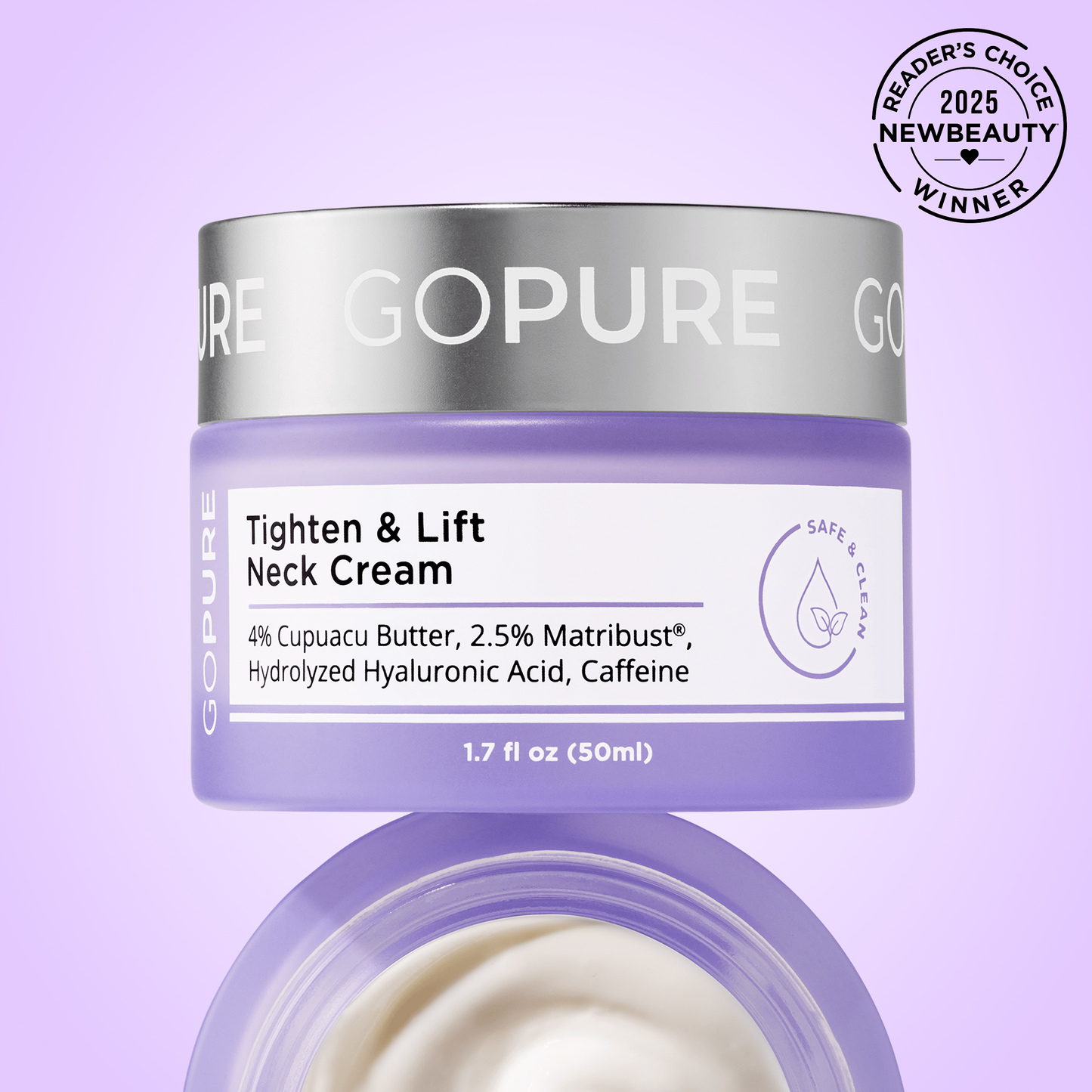 Tighten & Lift Neck Cream-specially formulated to target and combat sagging skin on the neck and chest, providing a visibly firmer and more lifted appearance.